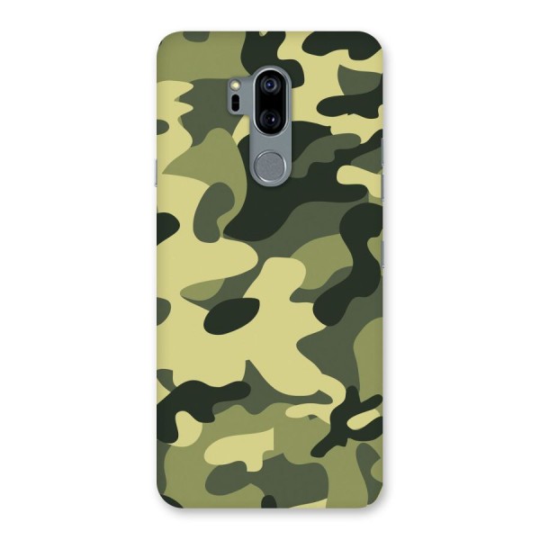 Green Military Pattern Back Case for LG G7