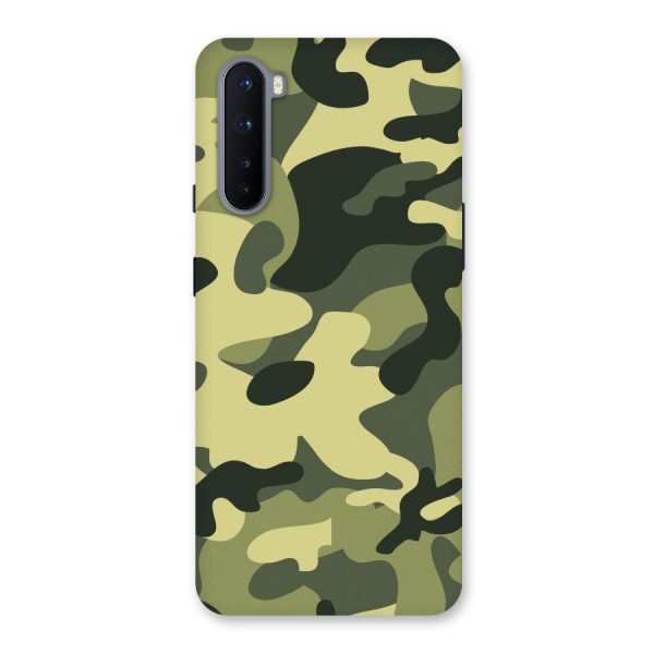 Green Military Pattern Back Case for OnePlus Nord