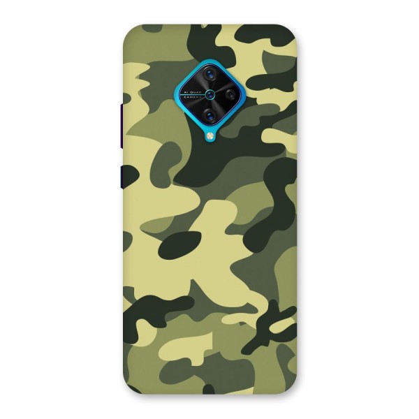 Green Military Pattern Back Case for Vivo S1 Pro