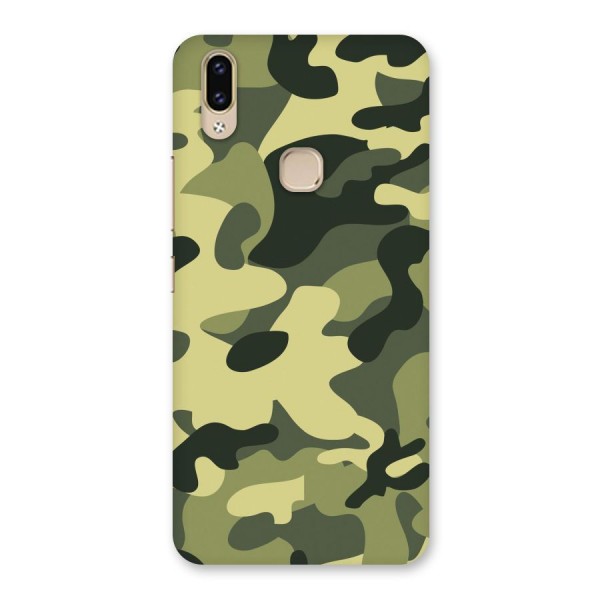 Green Military Pattern Back Case for Vivo V9