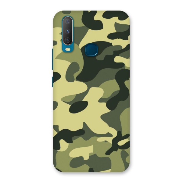 Green Military Pattern Back Case for Vivo Y15