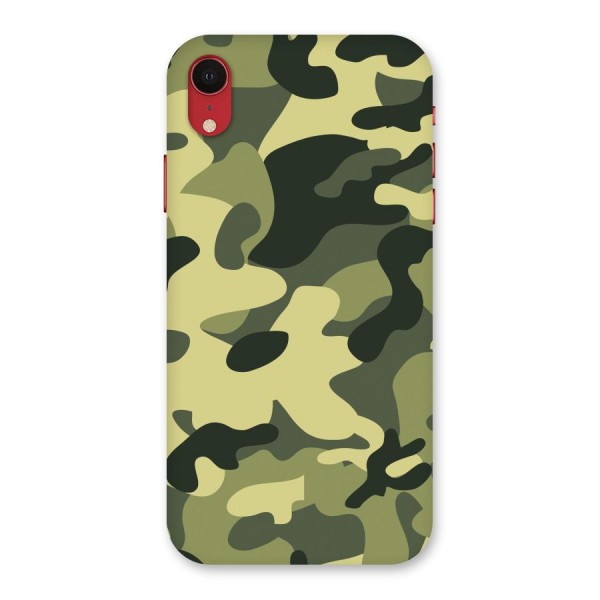 Green Military Pattern Back Case for iPhone XR