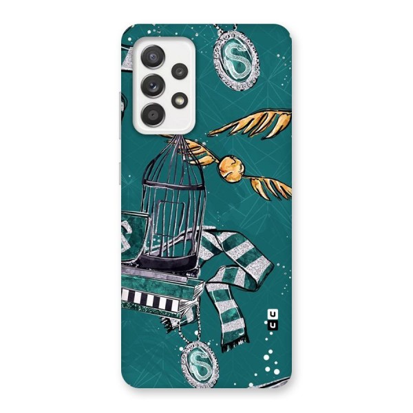 Green Scarf Back Case for Galaxy A52