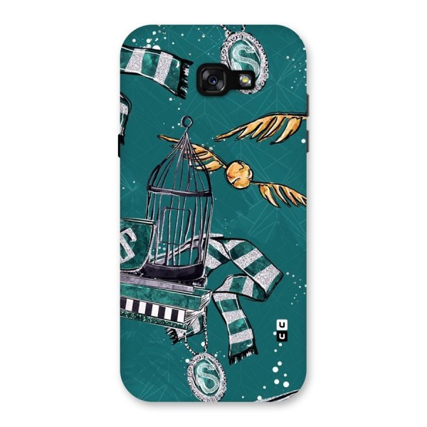 Green Scarf Back Case for Galaxy A7 (2017)