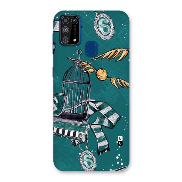 Green Scarf Back Case for Galaxy F41