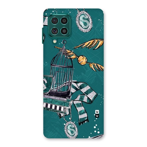 Green Scarf Back Case for Galaxy F62