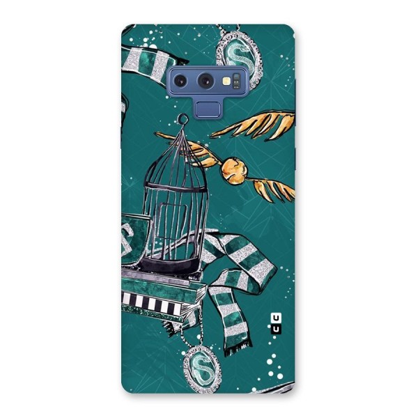 Green Scarf Back Case for Galaxy Note 9