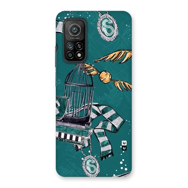 Green Scarf Back Case for Mi 10T Pro 5G