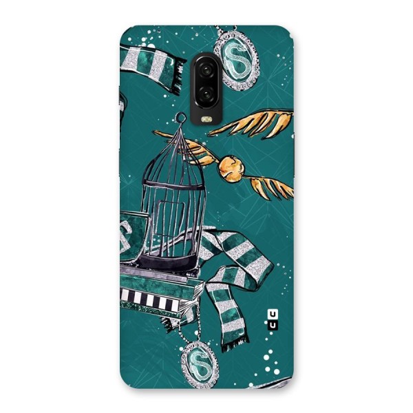 Green Scarf Back Case for OnePlus 6T