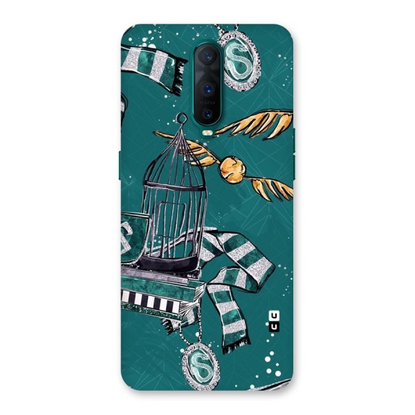 Green Scarf Back Case for Oppo R17 Pro