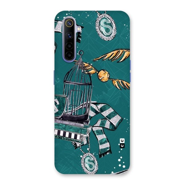 Green Scarf Back Case for Realme 6