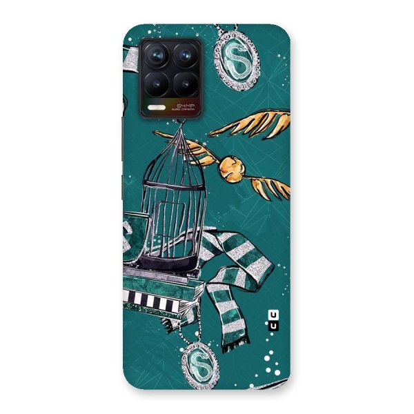 Green Scarf Back Case for Realme 8