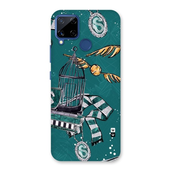 Green Scarf Back Case for Realme C12