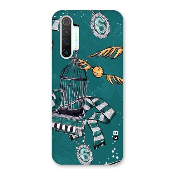 Green Scarf Back Case for Realme X3