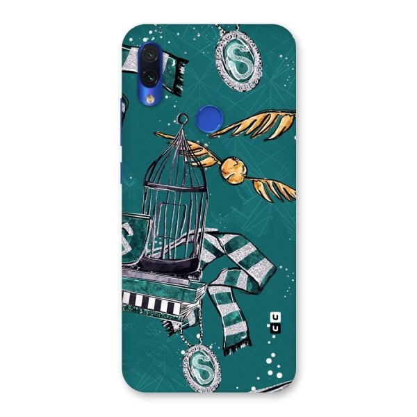 Green Scarf Back Case for Redmi Note 7