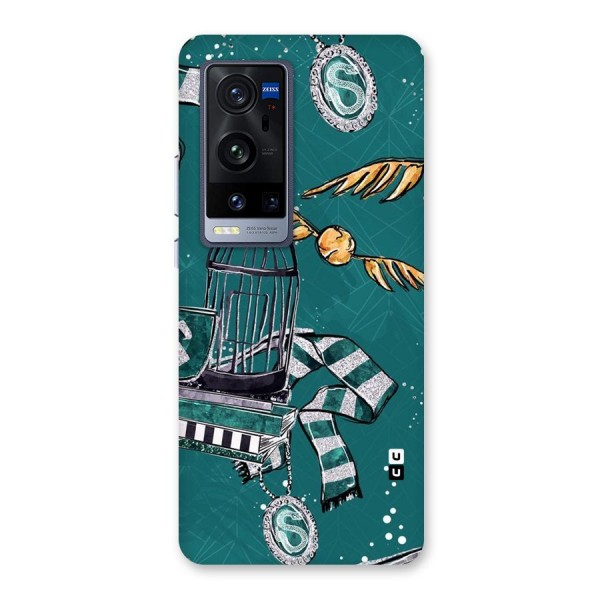 Green Scarf Back Case for Vivo X60 Pro Plus