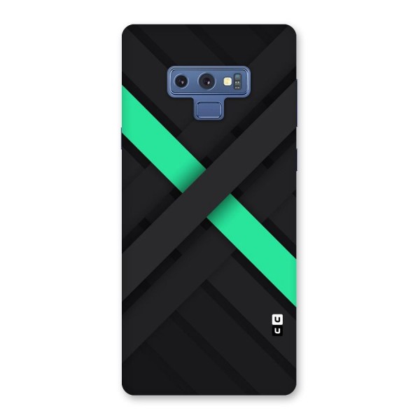 Green Stripe Diagonal Back Case for Galaxy Note 9