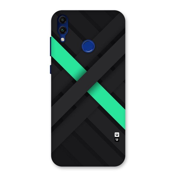 Green Stripe Diagonal Back Case for Honor 8C