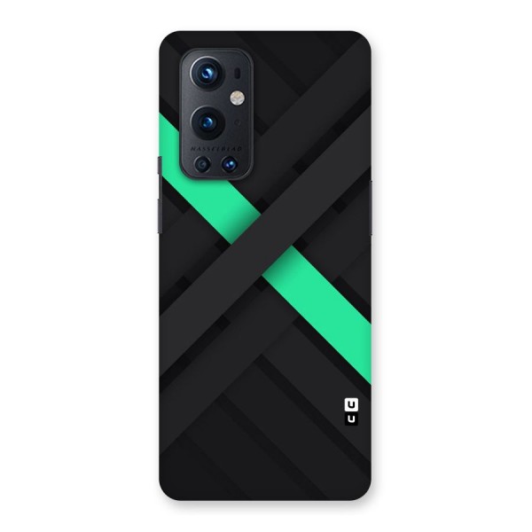 Green Stripe Diagonal Back Case for OnePlus 9 Pro