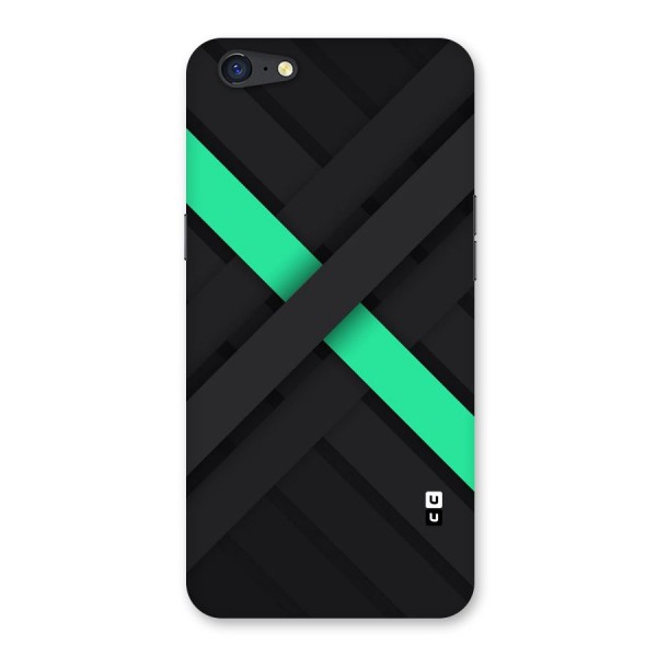 Green Stripe Diagonal Back Case for Oppo A71