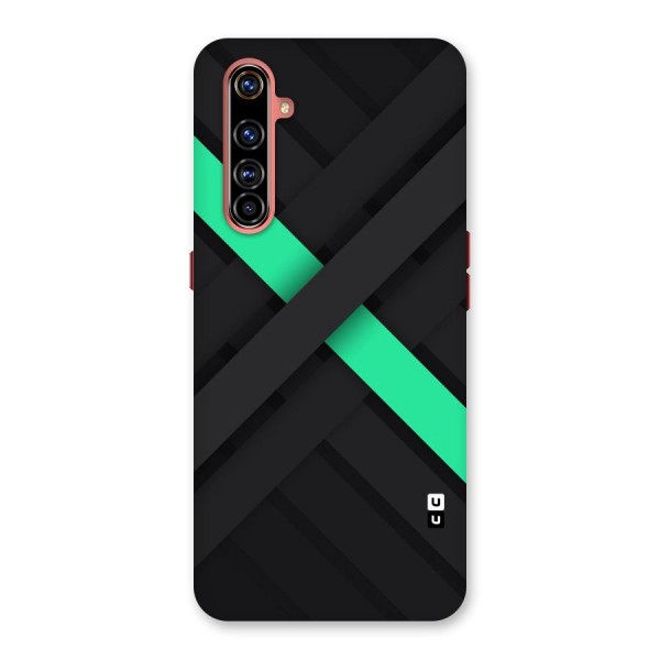 Green Stripe Diagonal Back Case for Realme X50 Pro