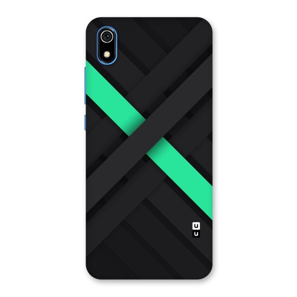 Green Stripe Diagonal Back Case for Redmi 7A