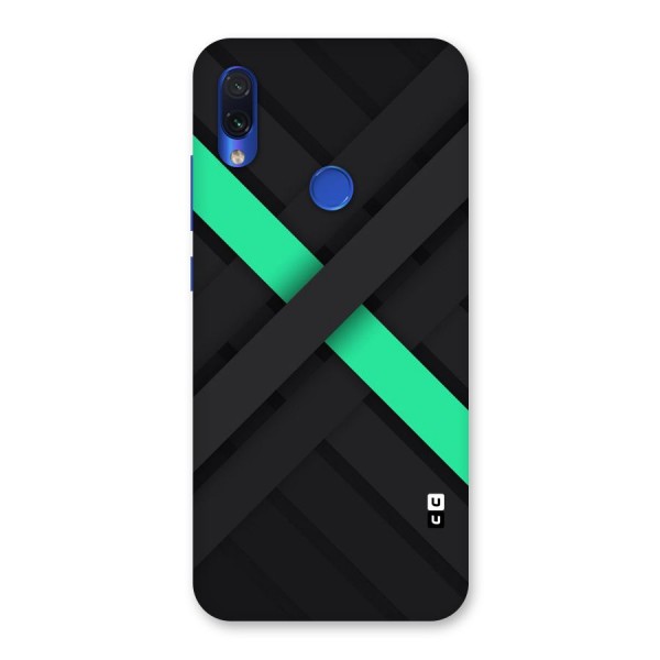 Green Stripe Diagonal Back Case for Redmi Note 7