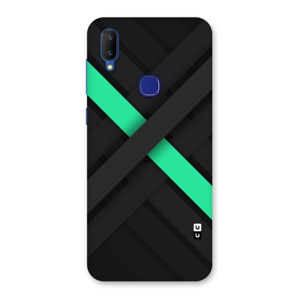 Green Stripe Diagonal Back Case for Vivo V11