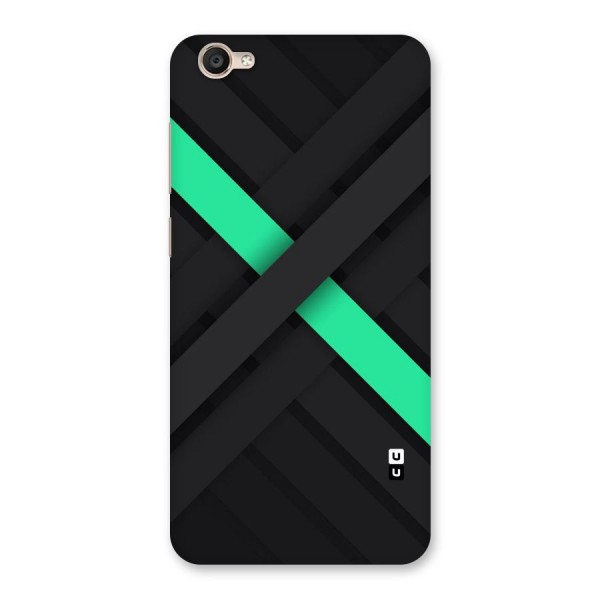 Green Stripe Diagonal Back Case for Vivo Y55s