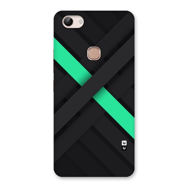 Green Stripe Diagonal Back Case for Vivo Y83