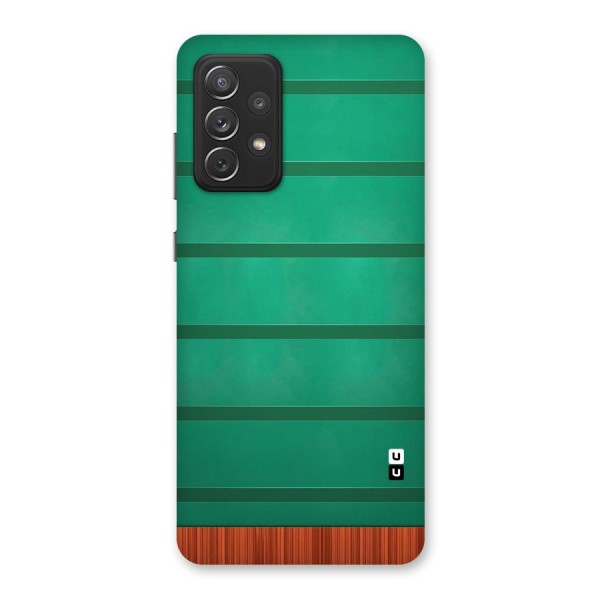 Green Wood Stripes Back Case for Galaxy A72