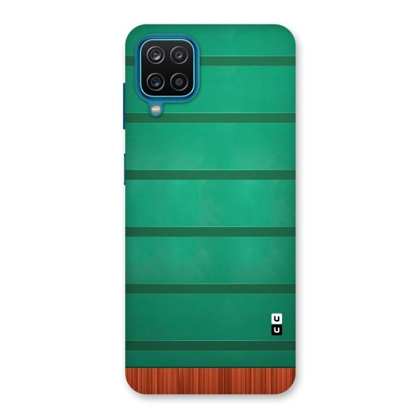 Green Wood Stripes Back Case for Galaxy F12