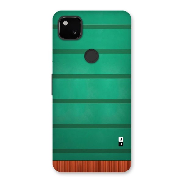 Green Wood Stripes Back Case for Google Pixel 4a