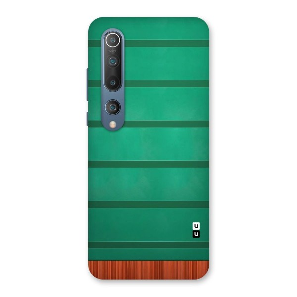 Green Wood Stripes Back Case for Mi 10