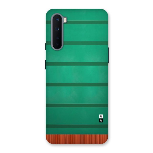 Green Wood Stripes Back Case for OnePlus Nord