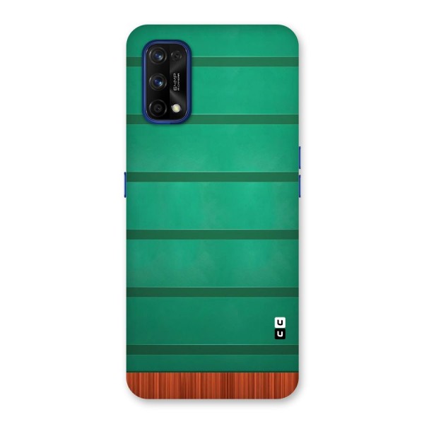 Green Wood Stripes Back Case for Realme 7 Pro