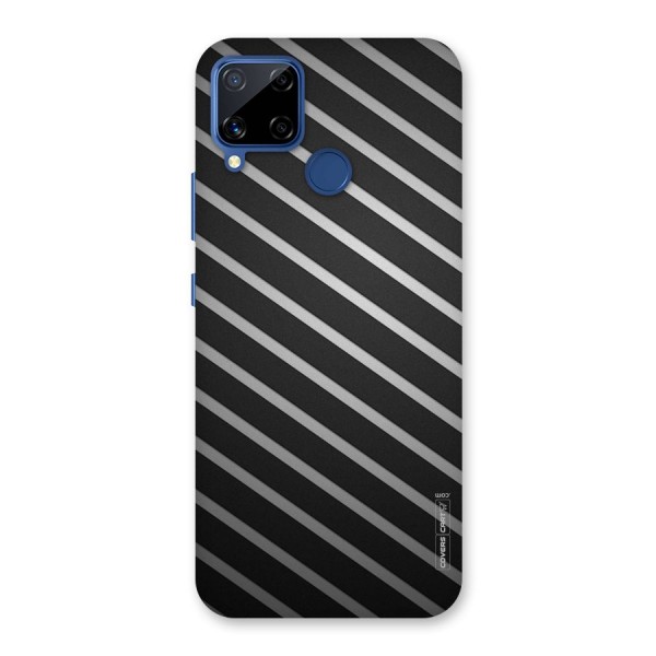 Grey And Black Stripes Back Case for Realme C12