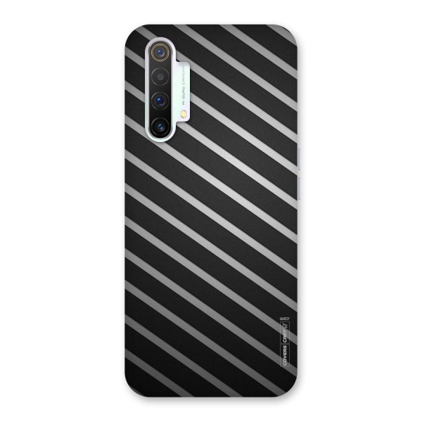 Grey And Black Stripes Back Case for Realme X3