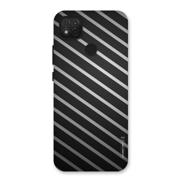 Grey And Black Stripes Back Case for Redmi 9C