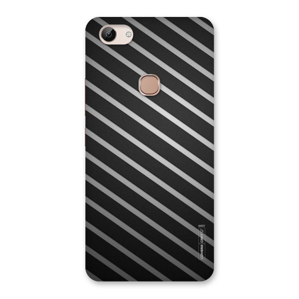 Grey And Black Stripes Back Case for Vivo Y83