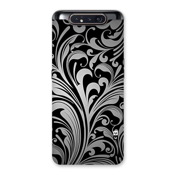 Grey Beauty Pattern Back Case for Galaxy A80