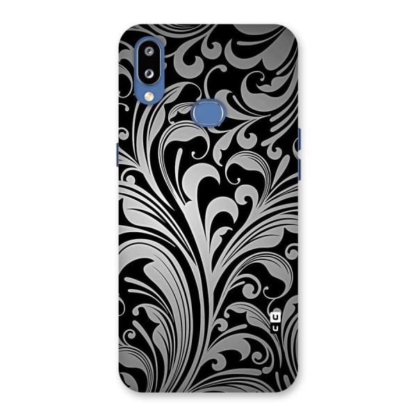 Grey Beauty Pattern Back Case for Galaxy M01s