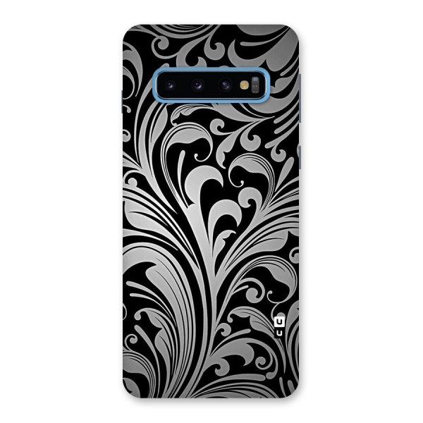 Grey Beauty Pattern Back Case for Galaxy S10