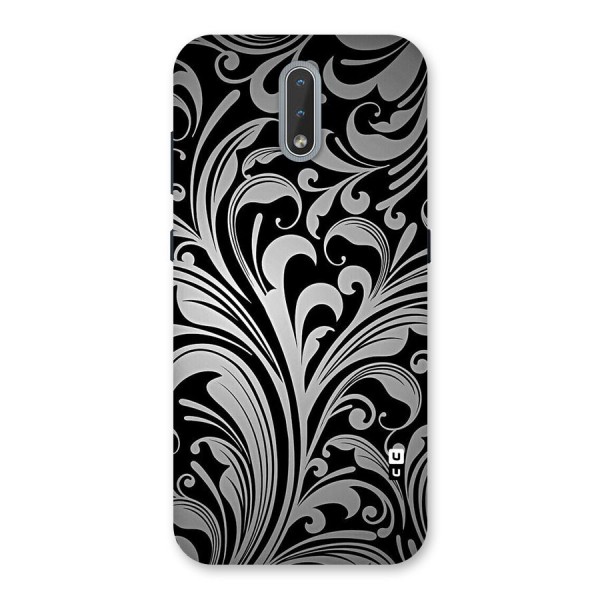 Grey Beauty Pattern Back Case for Nokia 2.3