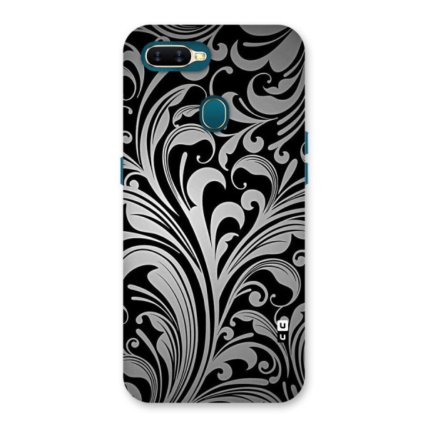 Grey Beauty Pattern Back Case for Oppo A12