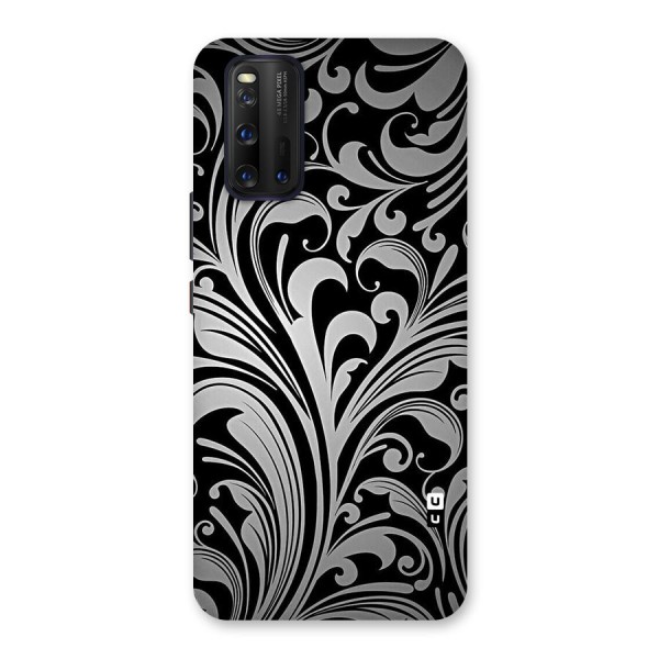 Grey Beauty Pattern Back Case for Vivo iQOO 3