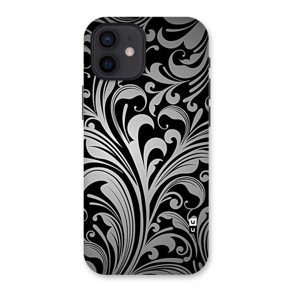 Grey Beauty Pattern Back Case for iPhone 12