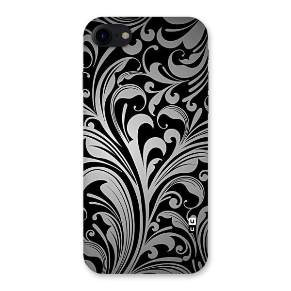 Grey Beauty Pattern Back Case for iPhone SE 2020