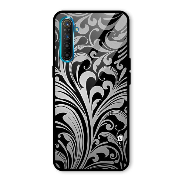 Grey Beauty Pattern Glass Back Case for Realme XT