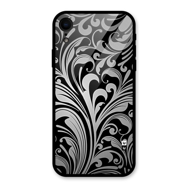 Grey Beauty Pattern Glass Back Case for XR